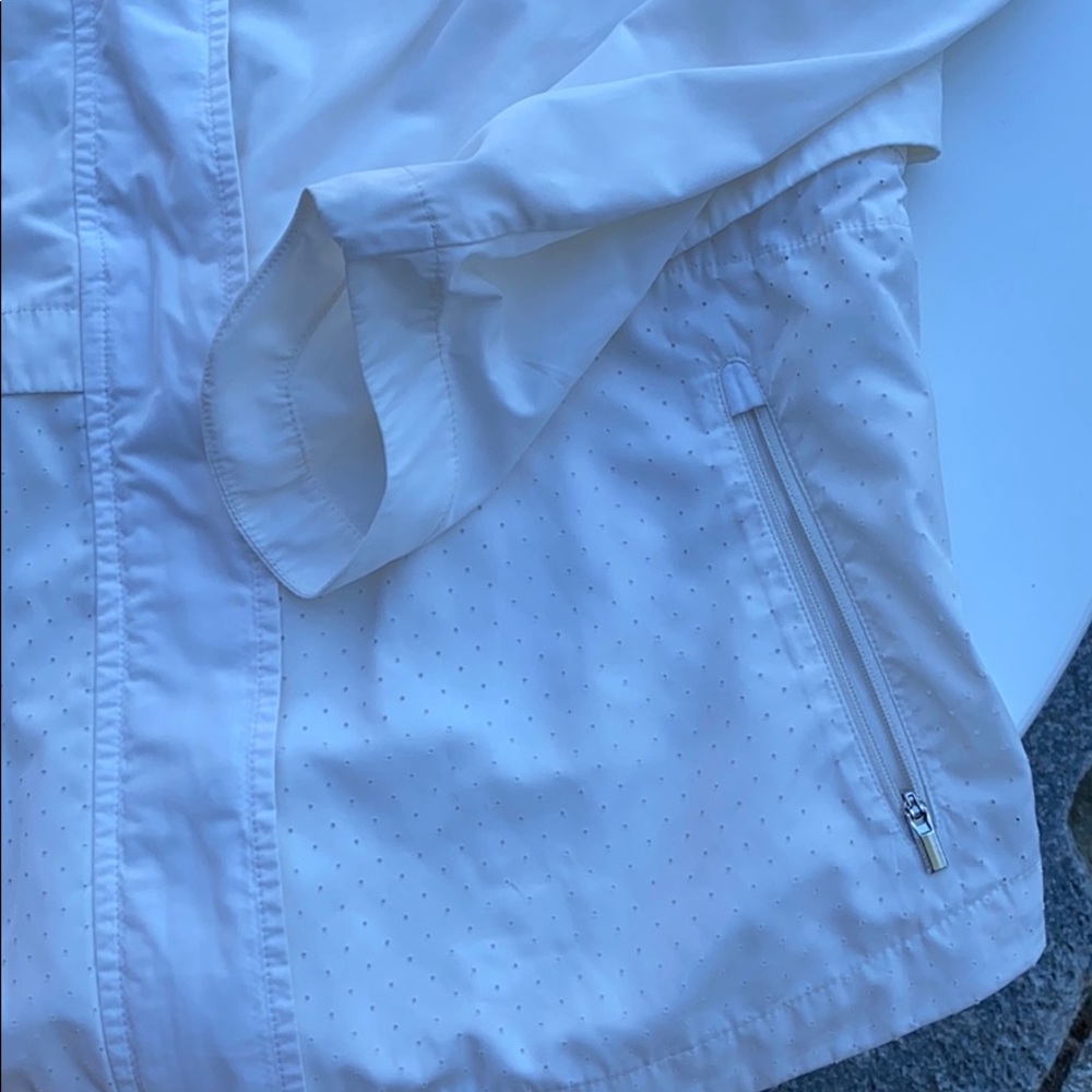 Athleta White Light Weight Performance Jacket - image 8